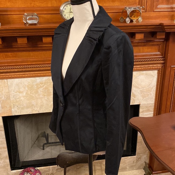 WHBM Black Jacket. NWOT - Picture 4 of 10